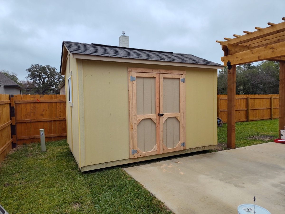 Custom storage shed